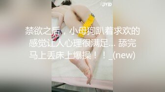 禁欲之后，小母狗趴着求欢的感觉让人心理很满足… 舔完马上丢床上爆操！！_(new)