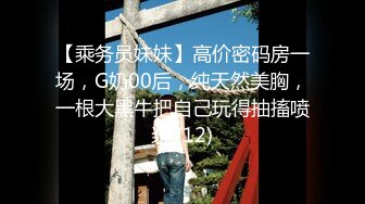 【乘务员妹妹】高价密码房一场，G奶00后，纯天然美胸，一根大黑牛把自己玩得抽搐喷浆 (12)