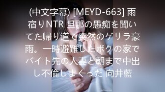 (中文字幕) [MEYD-663] 雨宿りNTR 旦那の愚痴を聞いてた帰り道で突然のゲリラ豪雨。一時避難したボクの家でバイト先の人妻と朝まで中出し不倫しまくった 向井藍