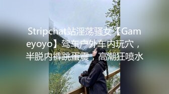 Stripchat站淫荡骚女【Gameyoyo】驾车户外车内玩穴，半脱内裤跳蛋震，高潮狂喷水