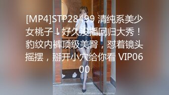 [MP4]STP28499 清纯系美少女桃子！好久没播回归大秀！豹纹内裤顶级美臀，怼着镜头摇摆，掰开小穴给你看 VIP0600